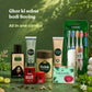 Vithoba All in one Pack - Hair oil + Pain oil + Kaali Balm + Manjan 80g + Vaijayanthi Soap + Rootfix Natural Toothpaste 150g + Premium Herbal Toothpaste 150g | Buy 3 Get 1 Toothbrush Free