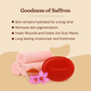Vithoba Vaijayanthi Handcrafted Saffron Soap Bar 125g | Real Kesar Soap For Blemishfree Soft & Natural Glow | With Goodness Of Turmeric Oil Glycerin & Coconut Oil | Pack of 4 |