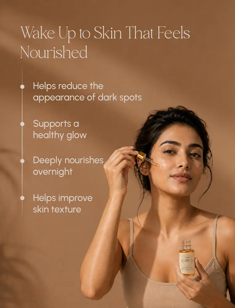 Amulya Kumkumadi Tailam – Intensive Skin Nourishment Face Oil 10ml (For brighter, smoother, more even-looking skin)
