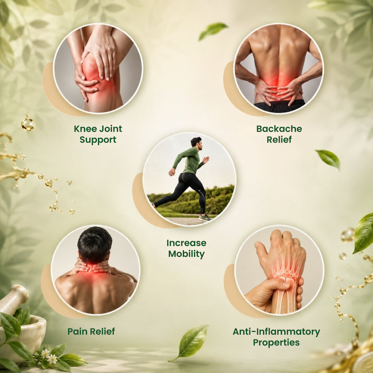 Vithoba Family Wellness Hamper - Tooth Powder 80g + Premium Herbal Toothpaste 150g + Rootfix Natural Toothpaste 150g + Vaijayanthi Soap 75g x 4 + Ayurvedic Hair Oil 100ml + Stay Active Pain Relief Oil 30ml + Kaali Strong Balm | 3+1 Toothbrush Pack