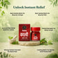 Vithoba Family Wellness Hamper - Tooth Powder 80g + Premium Herbal Toothpaste 150g + Rootfix Natural Toothpaste 150g + Vaijayanthi Soap 75g x 4 + Ayurvedic Hair Oil 100ml + Stay Active Pain Relief Oil 30ml + Kaali Strong Balm | 3+1 Toothbrush Pack